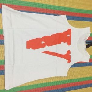 Vlone Orange Friends Tank Top